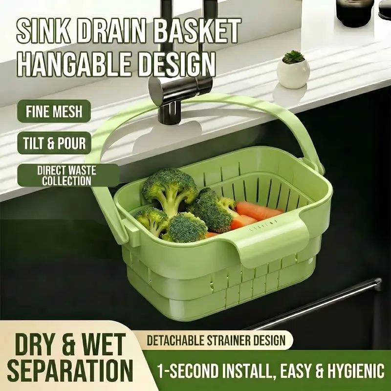 Kitchen Sink Strainer Food Catcher Trash