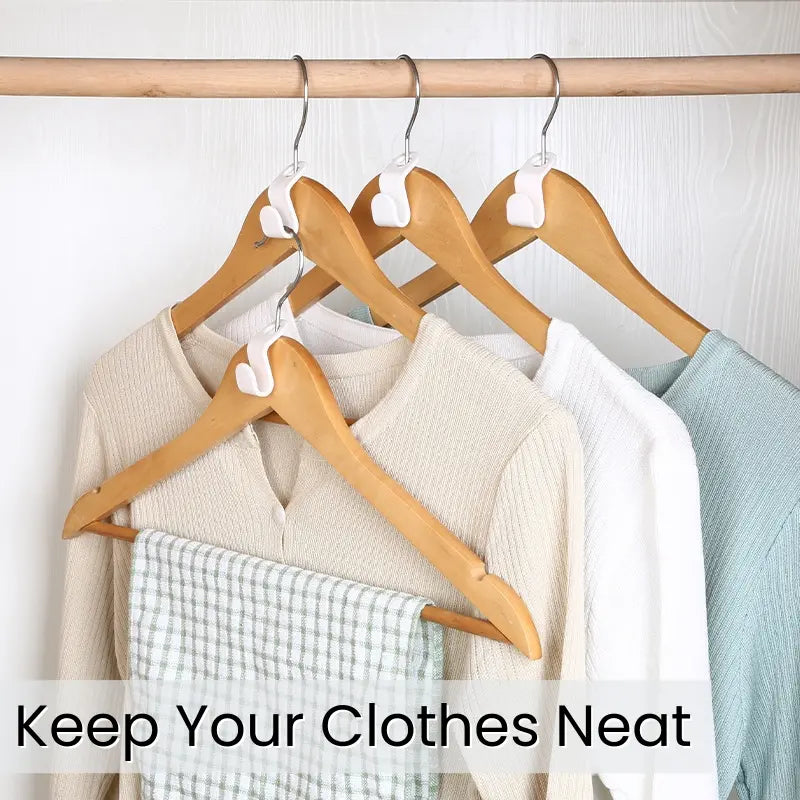 Hanger Connector Hooks – Space-Saving Closet Organizer & Hanger Extender