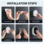 Toilet Scrubber Kit with Self-Cleaning Disposable Pads