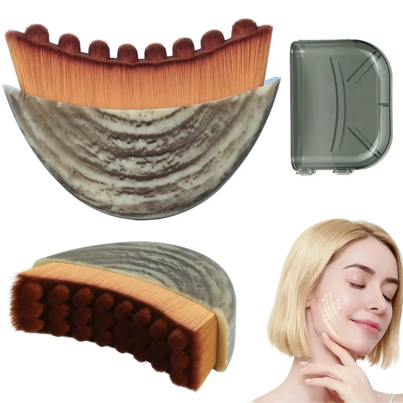 Facial massage care brush