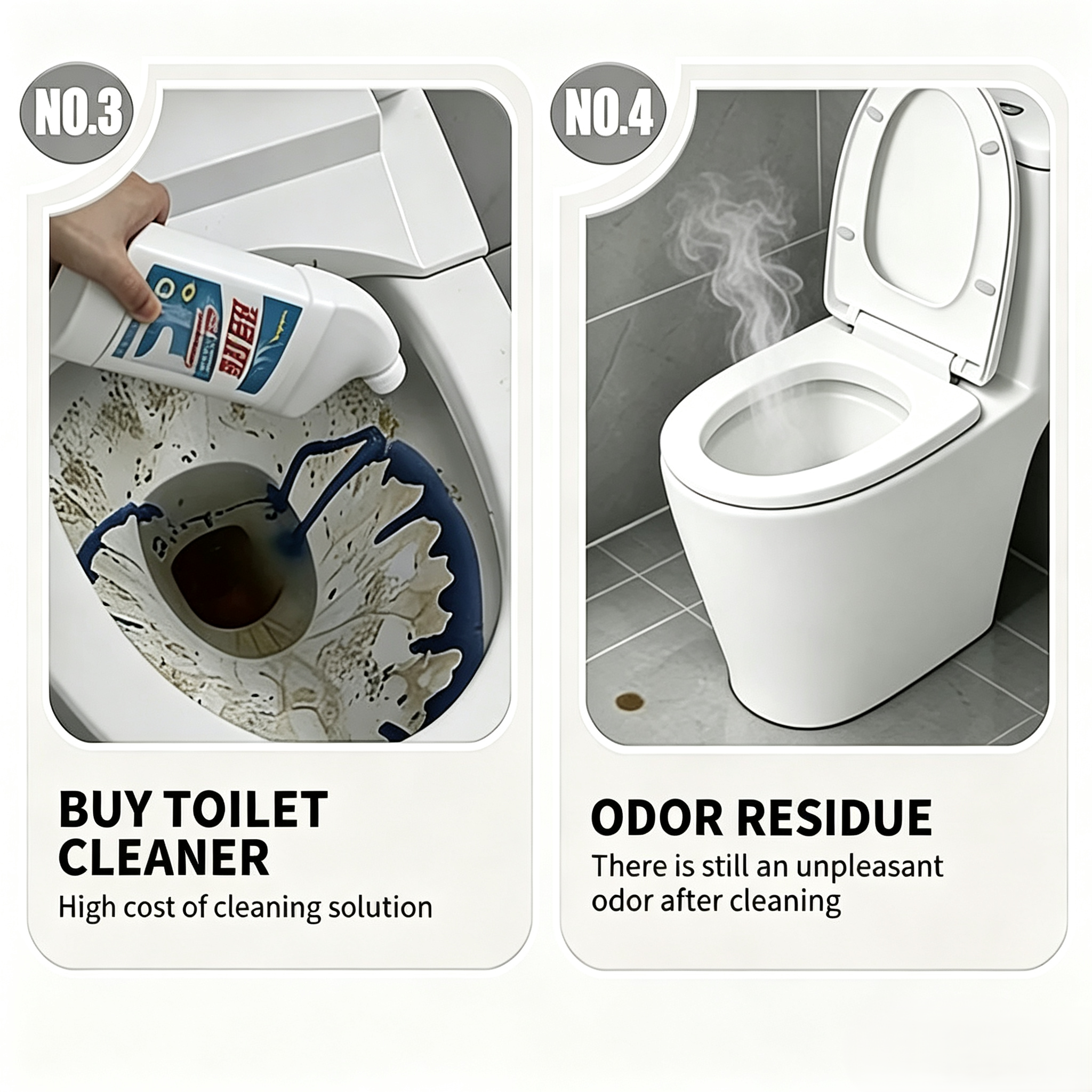 Toilet Scrubber Kit with Self-Cleaning Disposable Pads