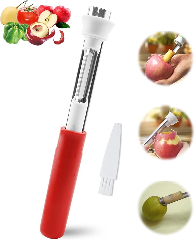2 in 1 Apple Corer and Peeler Tool
