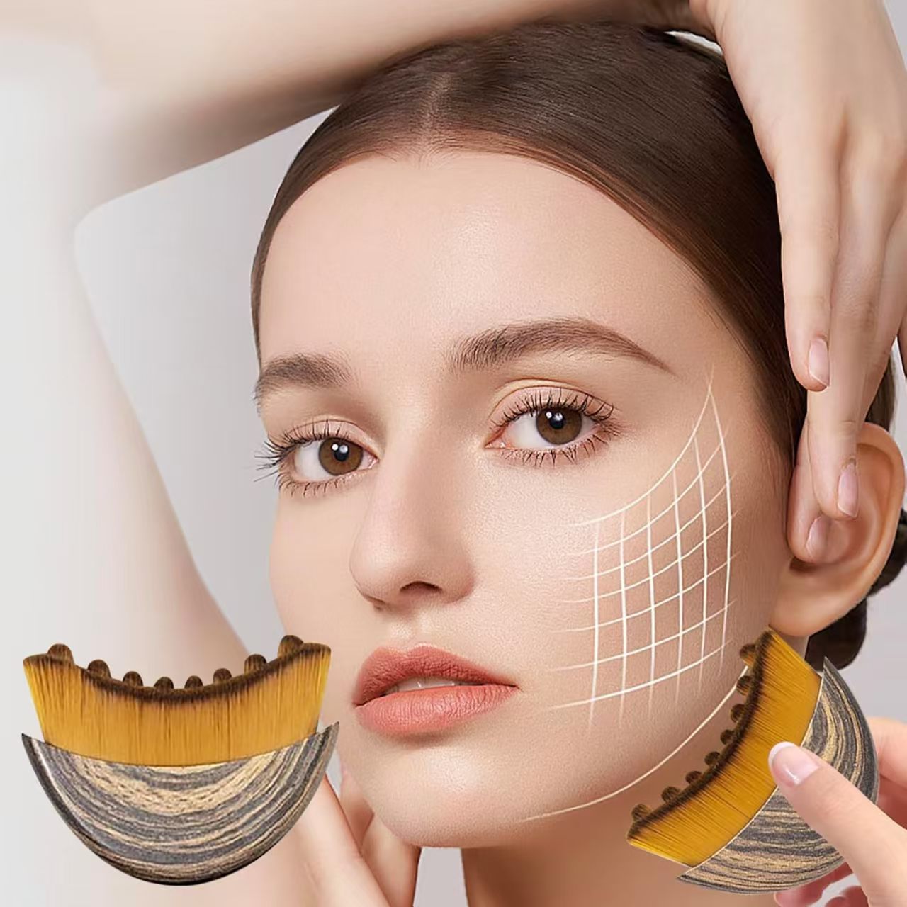 Facial massage care brush