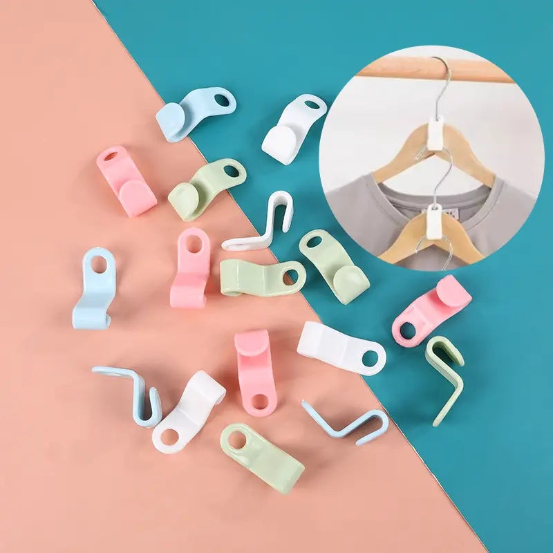 Hanger Connector Hooks – Space-Saving Closet Organizer & Hanger Extender