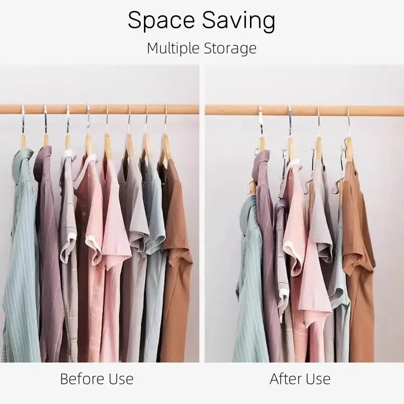 Hanger Connector Hooks – Space-Saving Closet Organizer & Hanger Extender