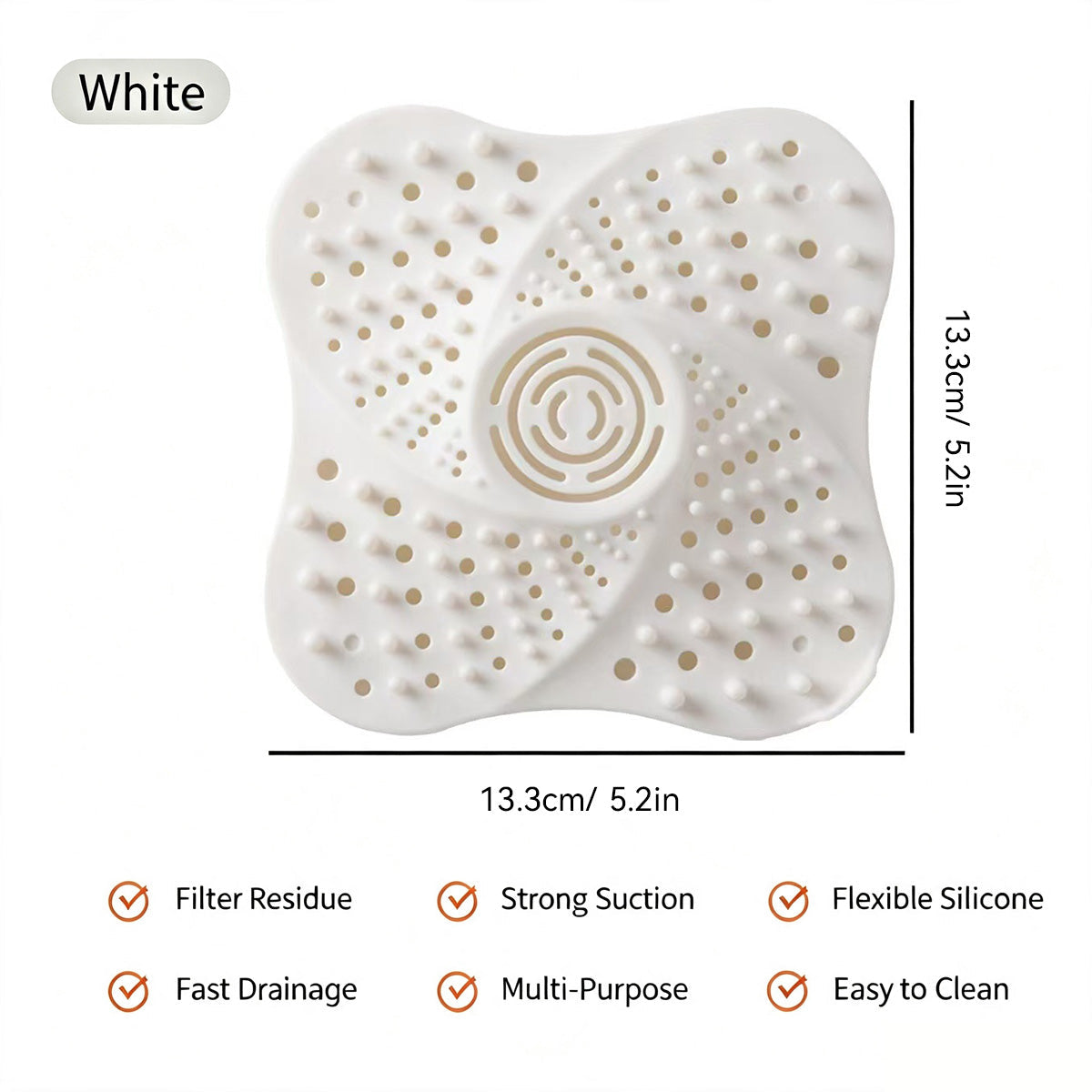Silicone Sink Drain Hair Catcher