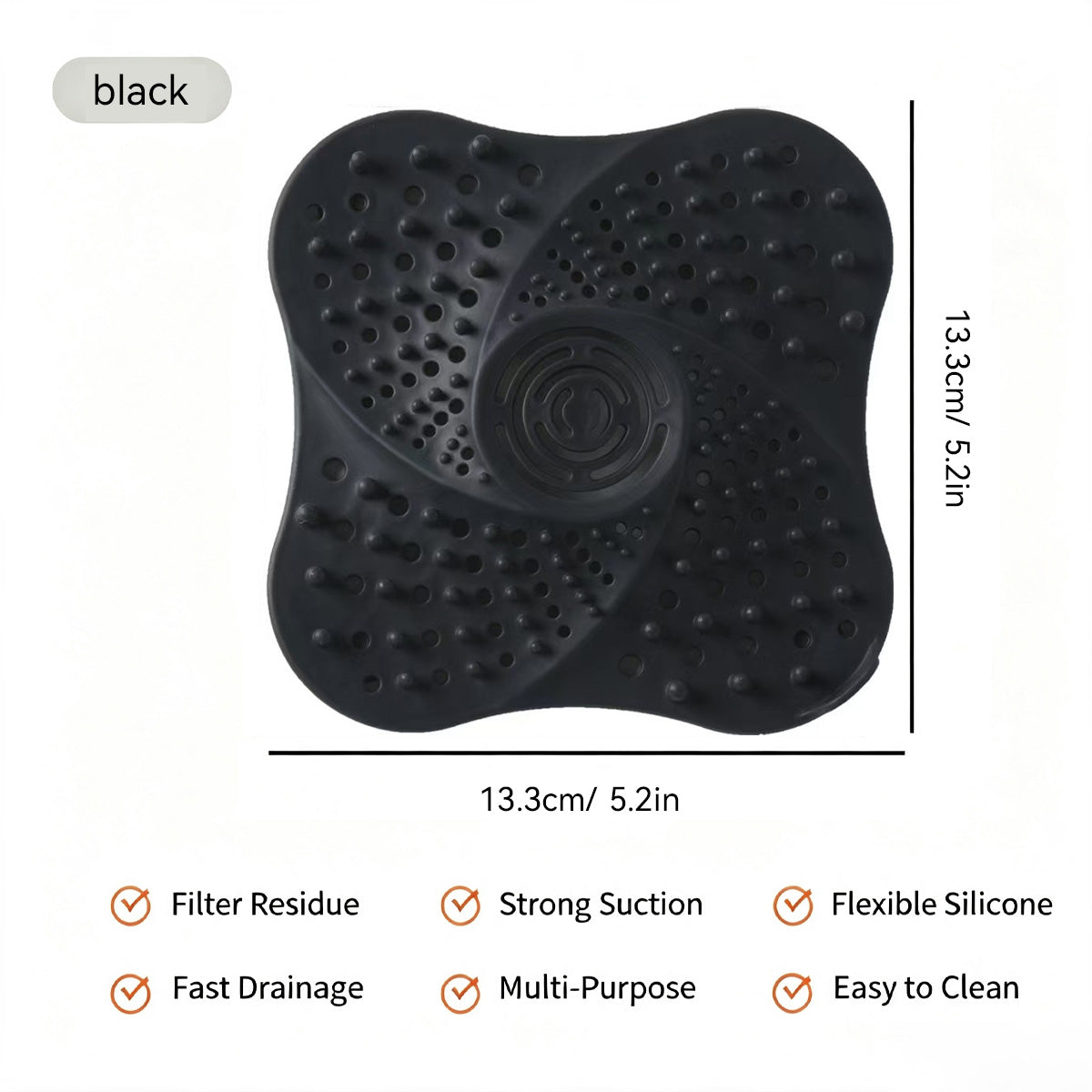 Silicone Sink Drain Hair Catcher