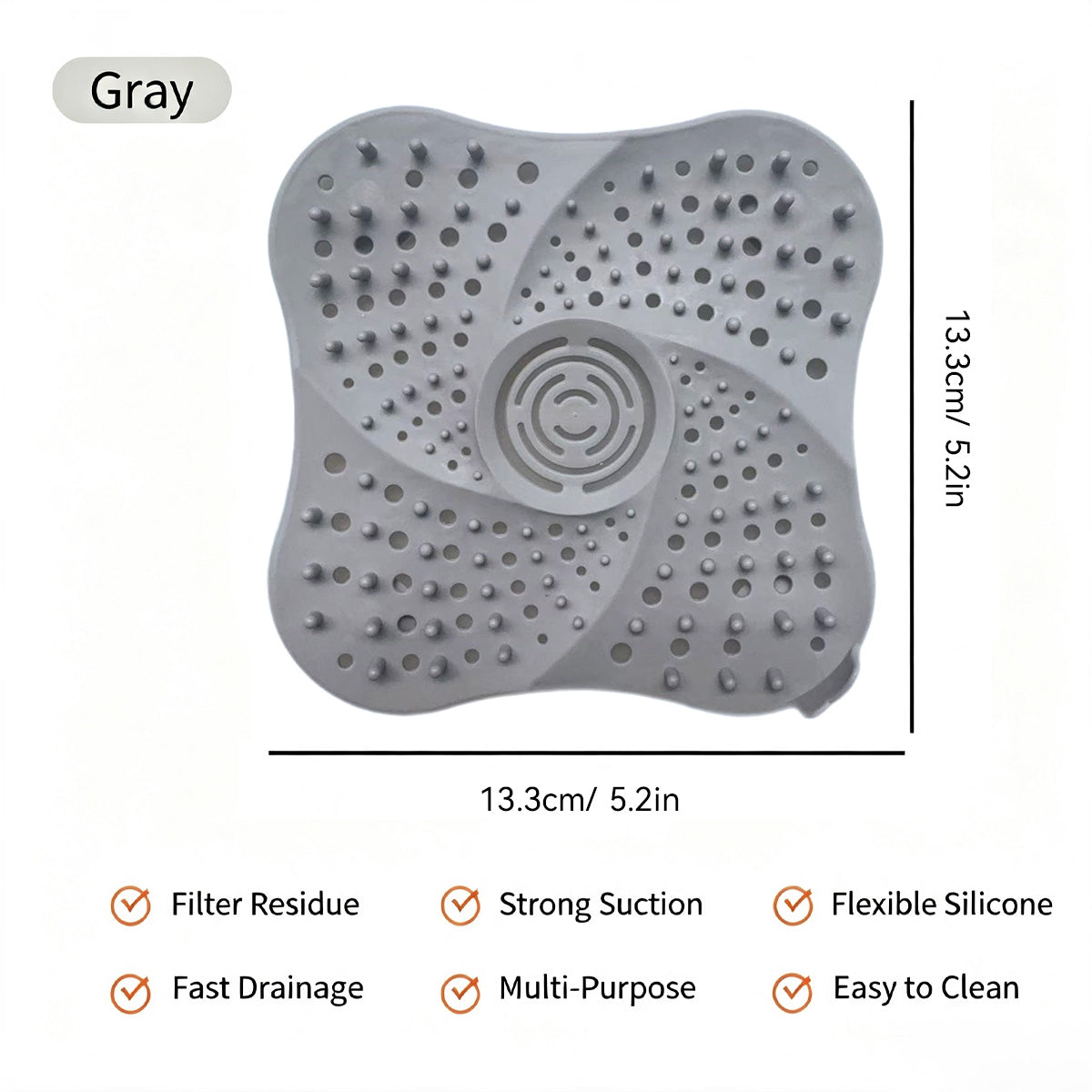 Silicone Sink Drain Hair Catcher