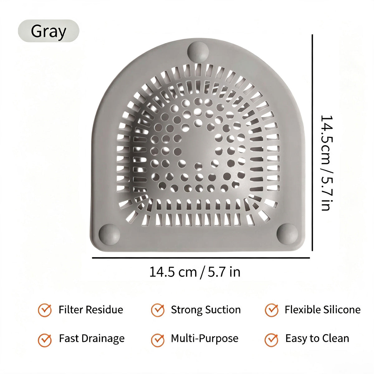 Silicone Sink Drain Hair Catcher