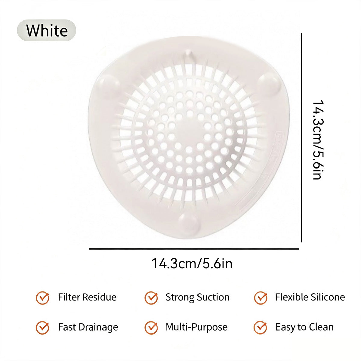 Silicone Sink Drain Hair Catcher