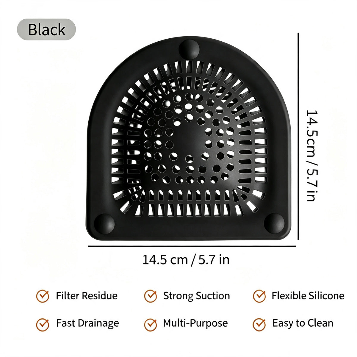 Silicone Sink Drain Hair Catcher