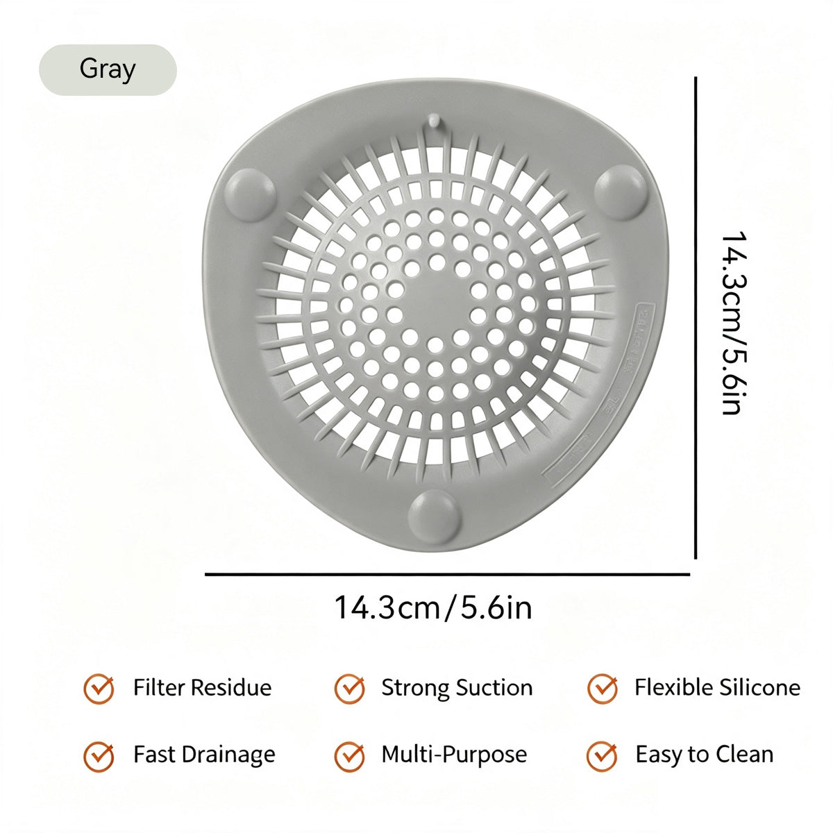 Silicone Sink Drain Hair Catcher