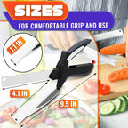 2-in-1 Kitchen Scissors with Cutting Board