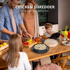 Visible Lid Meat Shredder