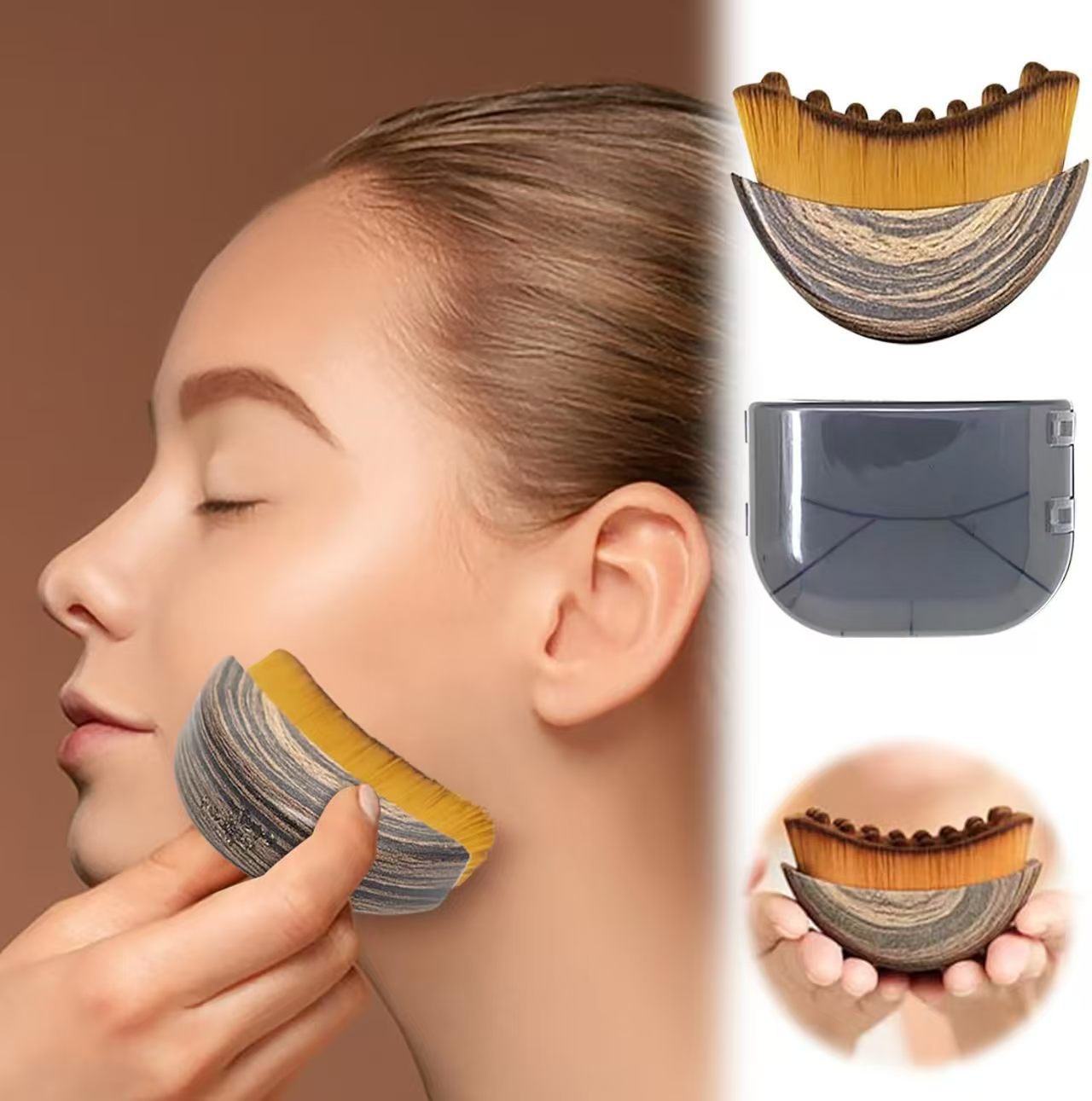 Facial massage care brush