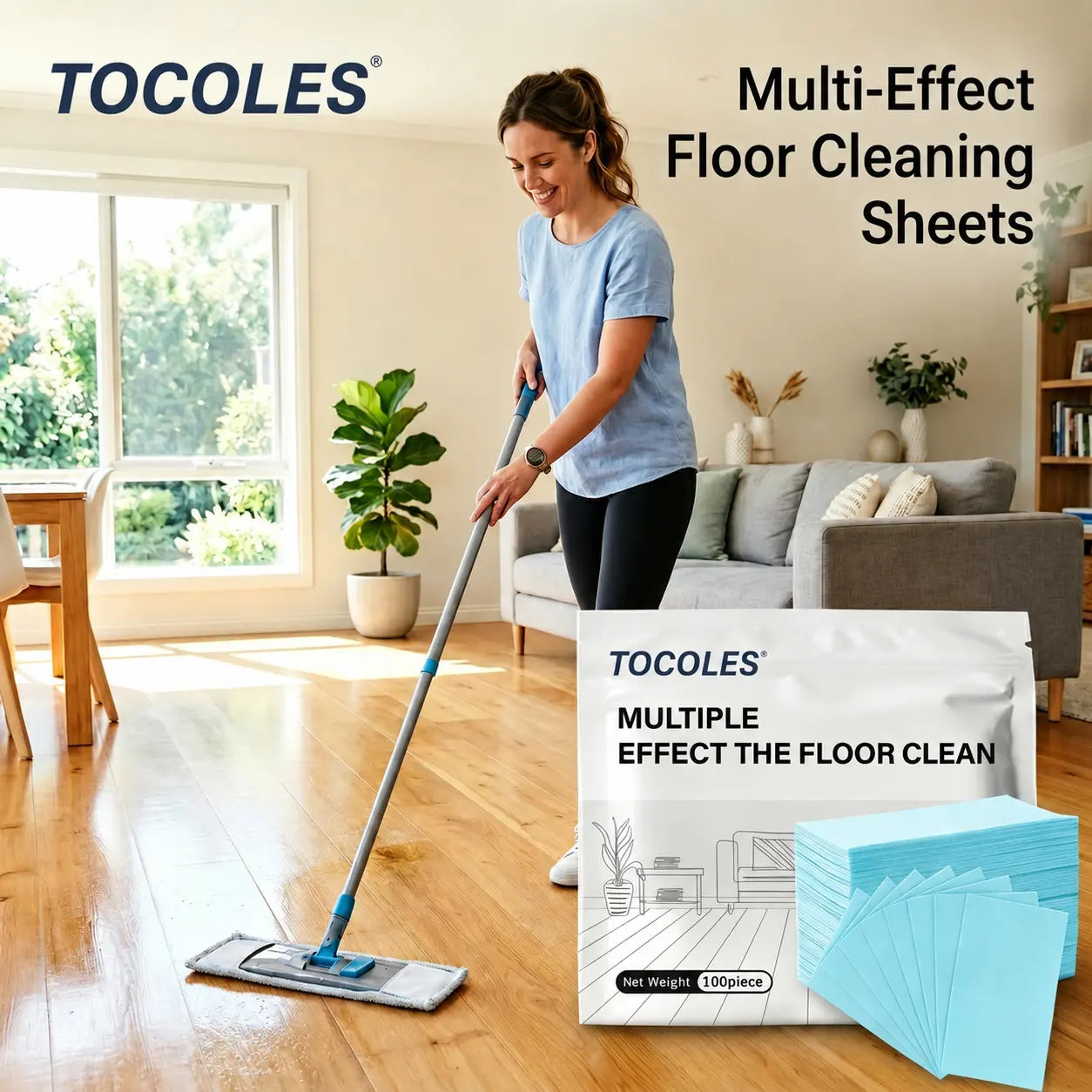 Multi-Purpose Floor Cleaning Tablets – For Hardwood, Laminate, Tile, RV Walls & Household Surfaces