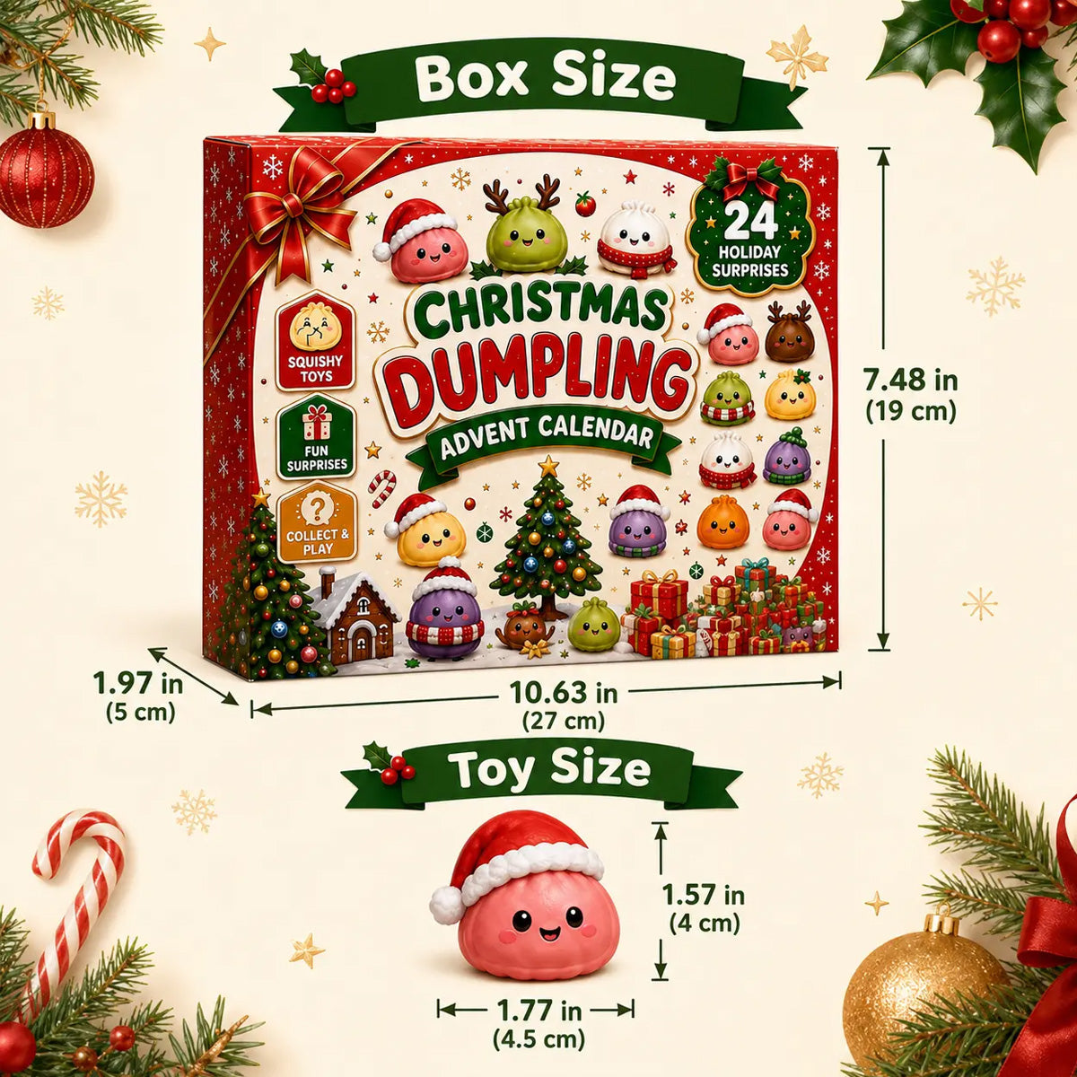 Christmas Mini Squishies Advent Calendar