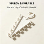 V-Shaped Double-Sided Closet Hanger Organizer
