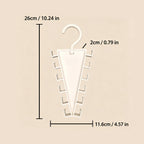 V-Shaped Double-Sided Closet Hanger Organizer