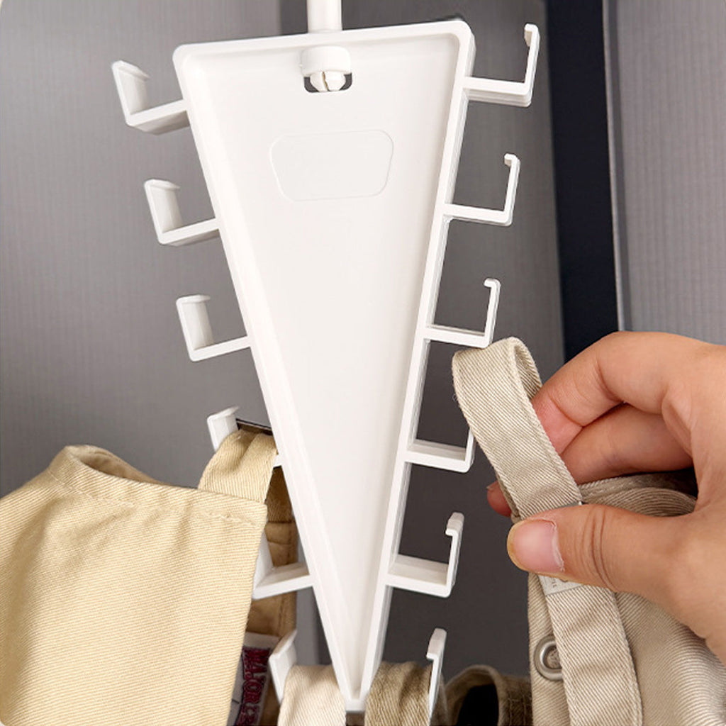 V-Shaped Double-Sided Closet Hanger Organizer
