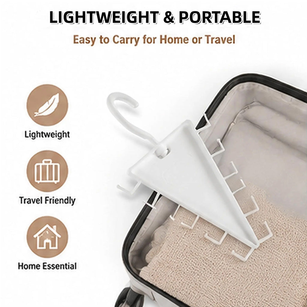 V-Shaped Double-Sided Closet Hanger Organizer